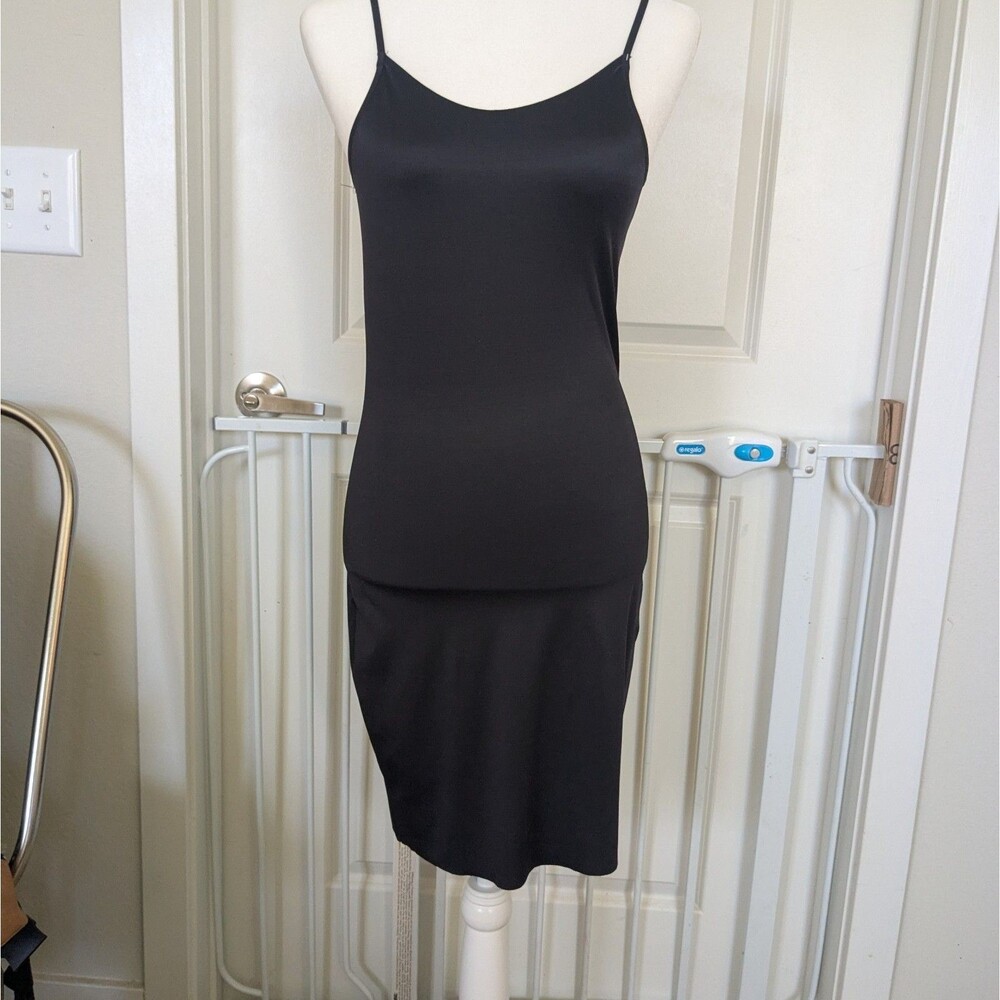 Vanity Fair XL Black Sleek and Smooth Full Slip Nylon/Spandex Stretch